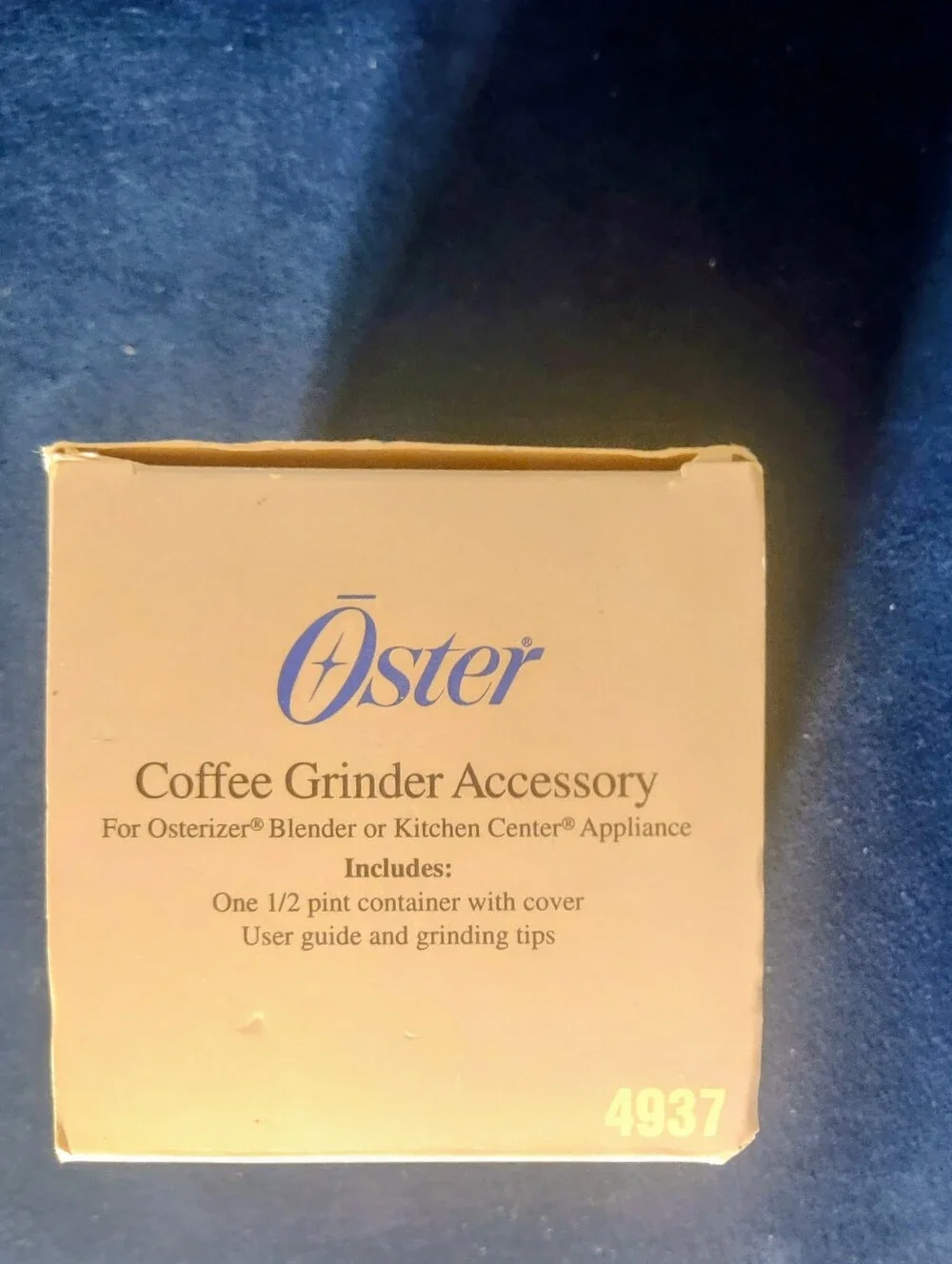 VTG Oster Coffee Grinder Accesory #4937 Excellent Condition